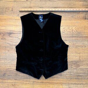 Vintage 1990's LizSport by Liz Claiborne Velvet Vest